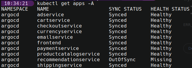 argocd outofsync